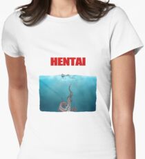 Hentai tentacles Women's Fitted T-Shirt