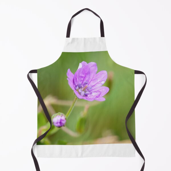 Item preview, Purple plant with raindrops against green designed and sold by cattasticmerch.
