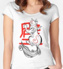 Kabegami Women's Fitted Scoop T-Shirt