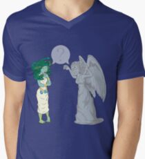 Medusa VS Angel Men's V-Neck T-Shirt