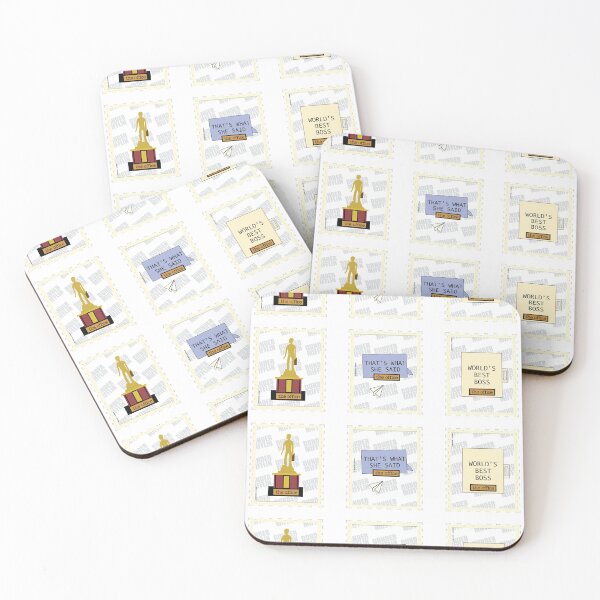 Item preview, The Office Vintage Stamps Illustration designed and sold by DoaaOuf.