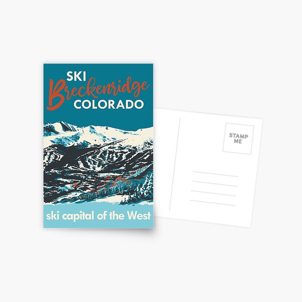Item preview, Breckenridge Vintage Ski Poster designed and sold by ROEDERcraft.