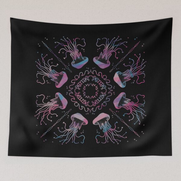 Item preview, Jellyfish Mandala designed and sold by Nathalie Aynié.