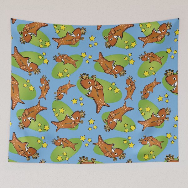 Item preview, El Rey del pescado Frito (The king of fried fish) Pattern designed and sold by mimogoshopping.