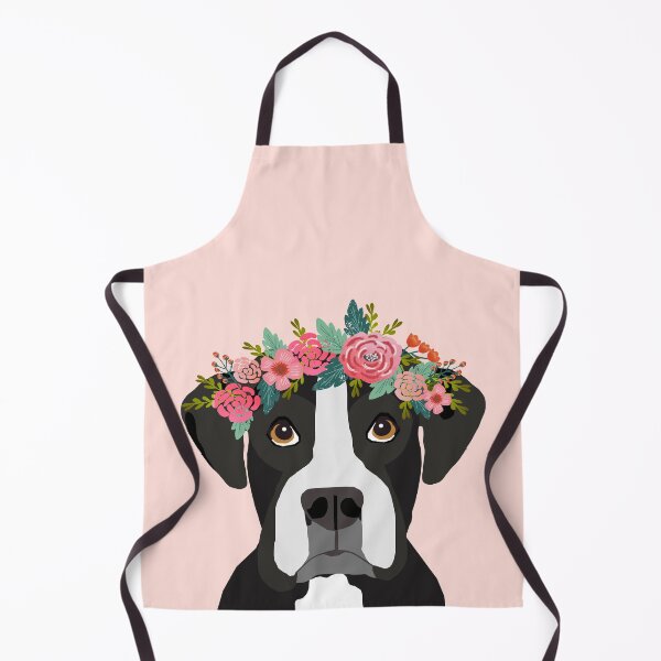 Artikelvorschau, Boxer Dog flower crown - boxer, boxer dog, cute dog, dogs, pet, floral entworfen und verkauft von PetFriendly.