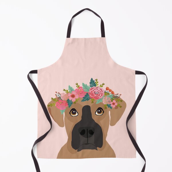 Artikelvorschau, Boxer Dog flower crown - boxer, boxer dog, cute dog, dogs, pet, floral entworfen und verkauft von PetFriendly.