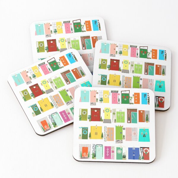 Item preview, Mid Century Modern Doors Advent Calendar  designed and sold by jenbucheli.