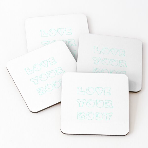 Item preview, love your body mint green designed and sold by vibesdesings.