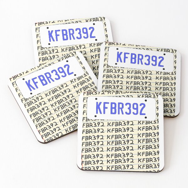 Item preview, KFBR392 License Plate and Notepad Design  designed and sold by trs1080.