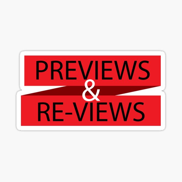 Item preview, Original "Previews & Re-Views" Logo designed and sold by Revolve Studios , LLC.