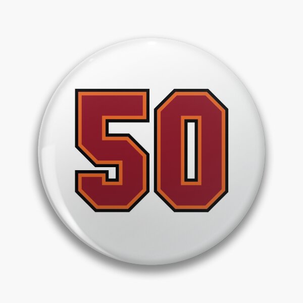 Item preview, Number 50 Sports Tampa Fifty Jersey designed and sold by HelloFromAja.