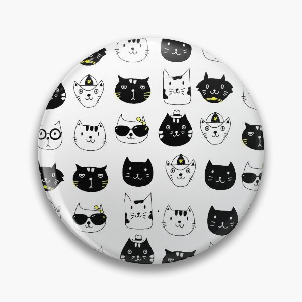 Item preview, cats designed and sold by goadesignok.