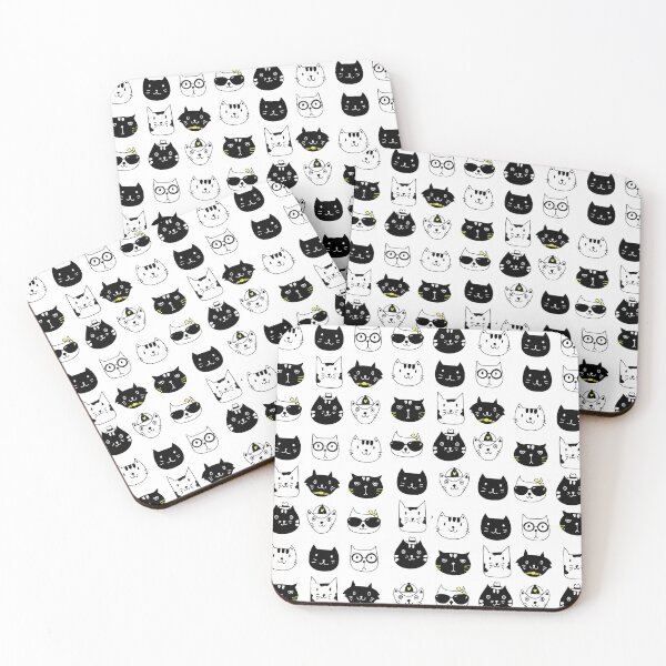 Item preview, cats designed and sold by goadesignok.