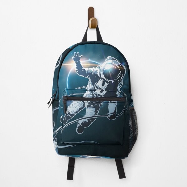 Item preview, Astronaut in front of an eclipse designed and sold by LeCoinduCagou.