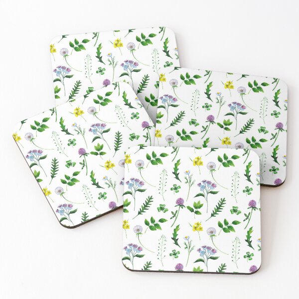 Item preview, Wild healing herbs watercolor pattern. designed and sold by Colibri77.