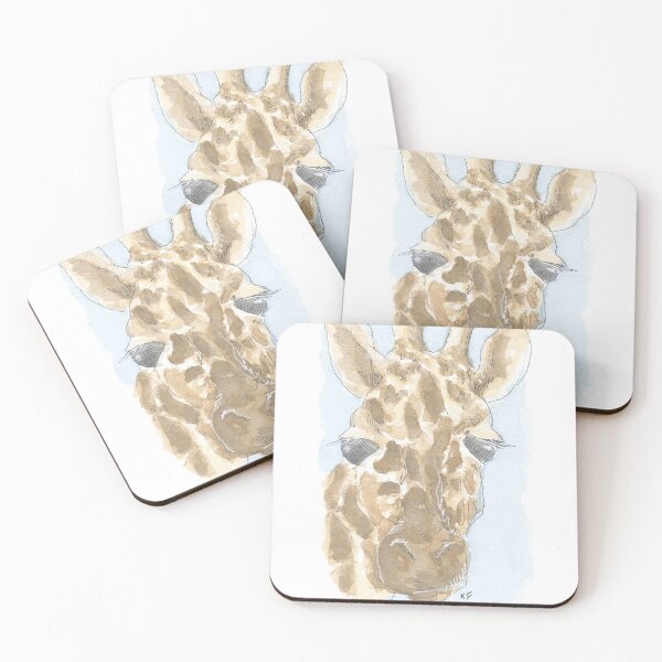 Item preview, Giraffe Watercolor (01) designed and sold by PaintingsByKF.
