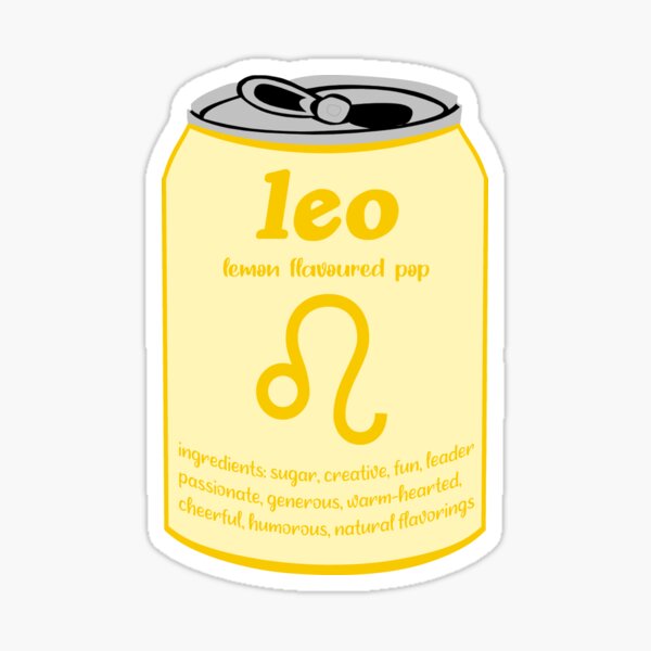 Leo Zodiac Sign Trendy VSCO Sticker Sticker