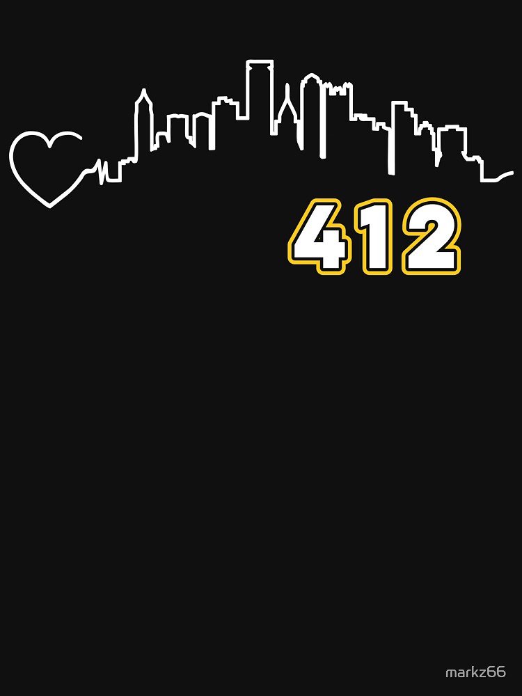 412 - Pittsburgh Skyline - Pittsburgh - T-Shirt