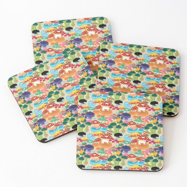 Item preview, Cats in Mushroom Forest designed and sold by famenxt.