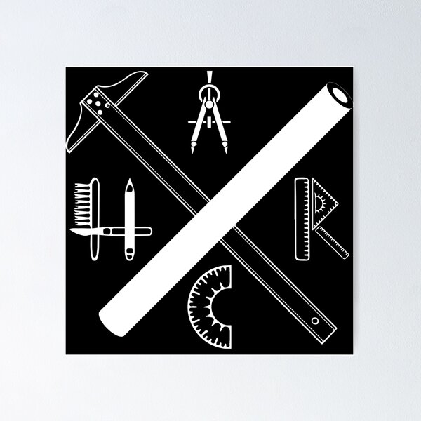 Item preview, ARCH | White Tool Letters designed and sold by ZMorrisDesigns.