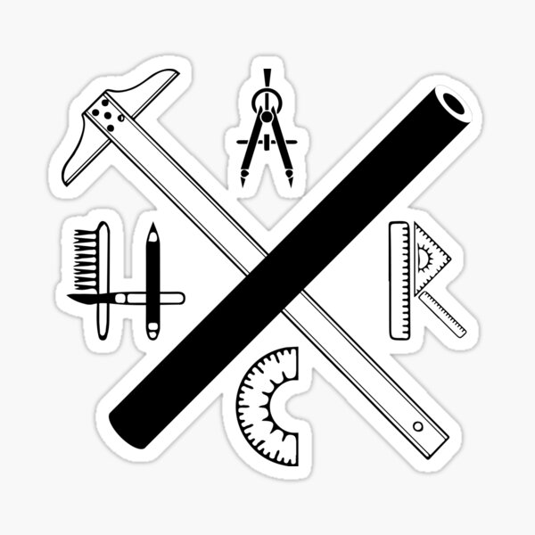 Item preview, ARCH | Black Tool Letters designed and sold by ZMorrisDesigns.