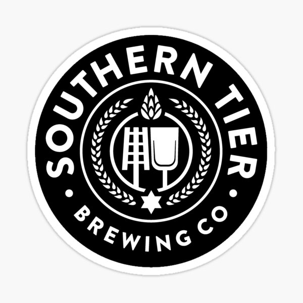 PIZZA PORT BREWING Circle Logo BW STICKER decal craft beer brewery brewing 