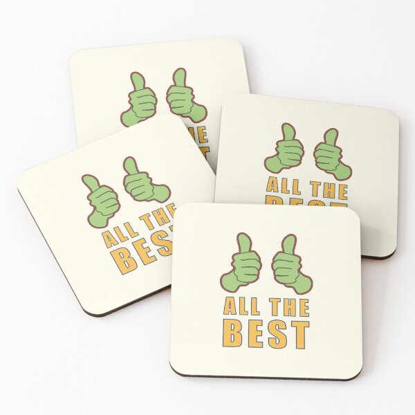 Item preview, All the Best Sticker designed and sold by gooddesignart.
