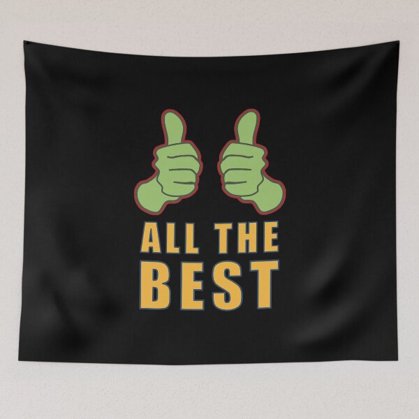Item preview, All the Best Sticker designed and sold by gooddesignart.