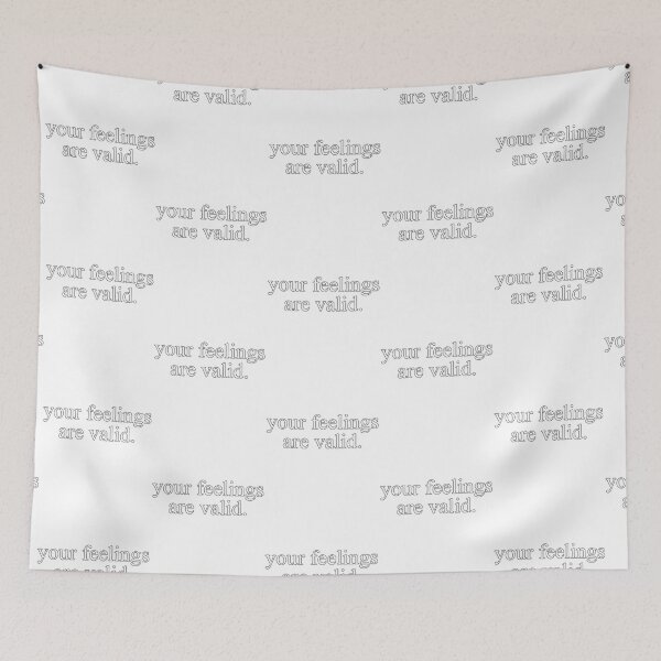 Item preview, your feelings are valid designed and sold by stickersbyjul.