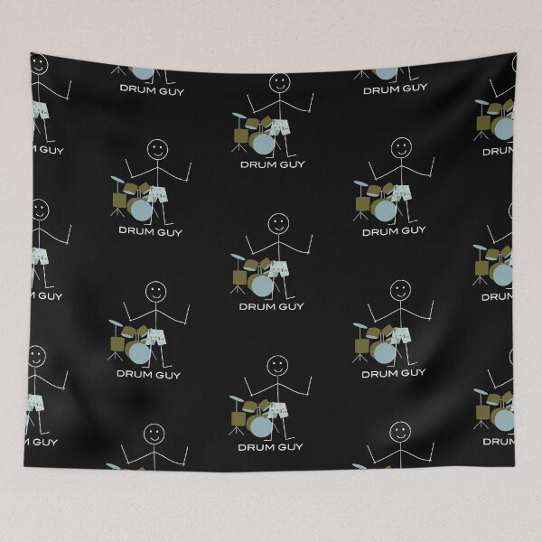 Item preview, Funny Mens Drum Guy designed and sold by whyitsme.