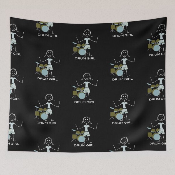 Item preview, Funny Womens Drum Girl designed and sold by whyitsme.