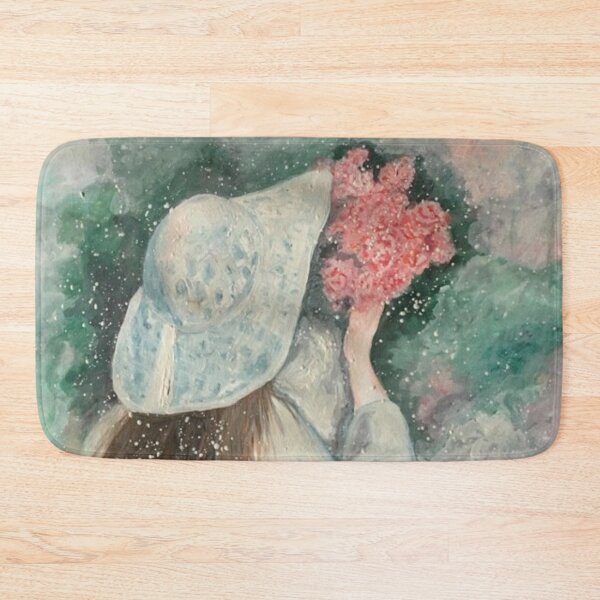 Item preview, Lady With Hat And Flowers designed and sold by Sue Demczyna.