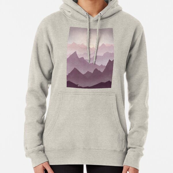 wanderlust - purple Pullover Hoodie
