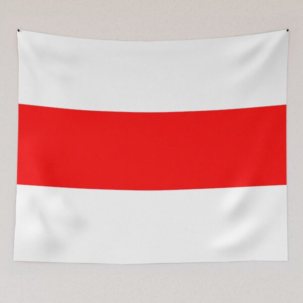 Item preview, BELARUS FLAG WHITE RED WHITE BELARUSSIAN NATIONAL FLAG designed and sold by MagicBoutique.