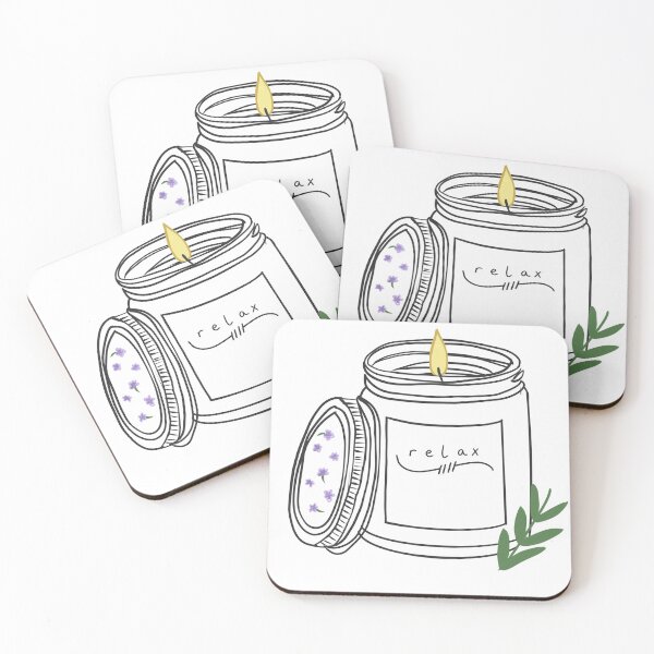 Item preview, relax candle lavender designed and sold by elizabeth web ✿.