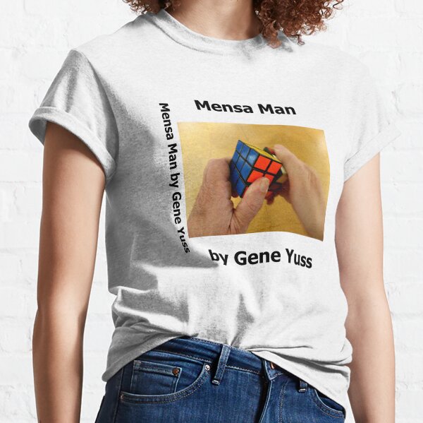 Mensa Tshirt Short Sleeve Shirt navy Color Unisex