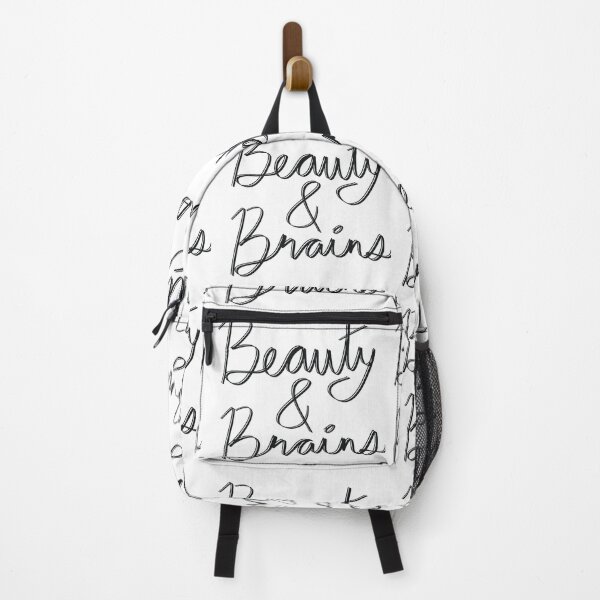 Item preview, Beauty & Brains | Affirmations | Motivational Quotes | Gift Idea | Cute Decor designed and sold by GabrieTaylor.