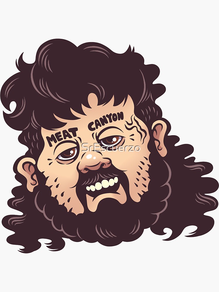 "MeatCanyon Fanart 1" Sticker by SrEscuerzo Redbubble