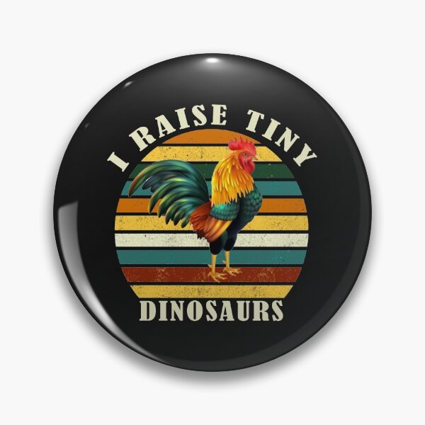 Item preview, I Raise Tiny Dinosaurs Vintage Retro 70S Chicken Silhouette funny T-Shirt designed and sold by bestdesigns2020.