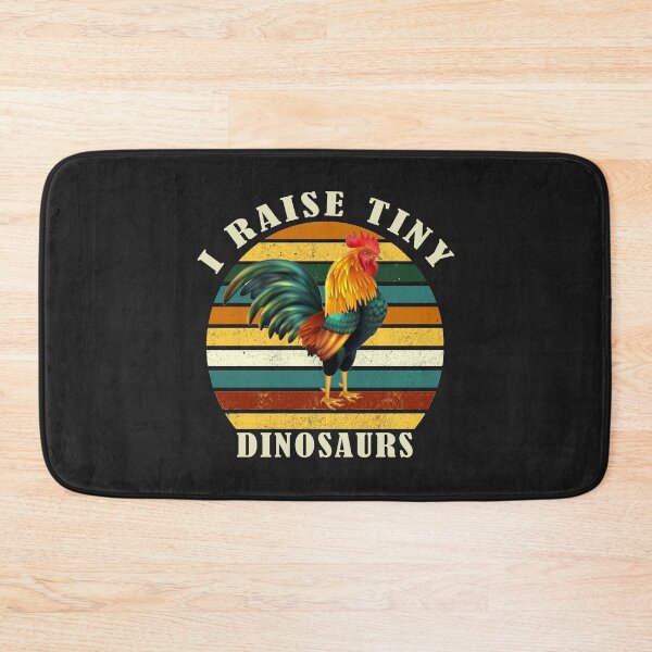 Item preview, I Raise Tiny Dinosaurs Vintage Retro 70S Chicken Silhouette funny T-Shirt designed and sold by bestdesigns2020.