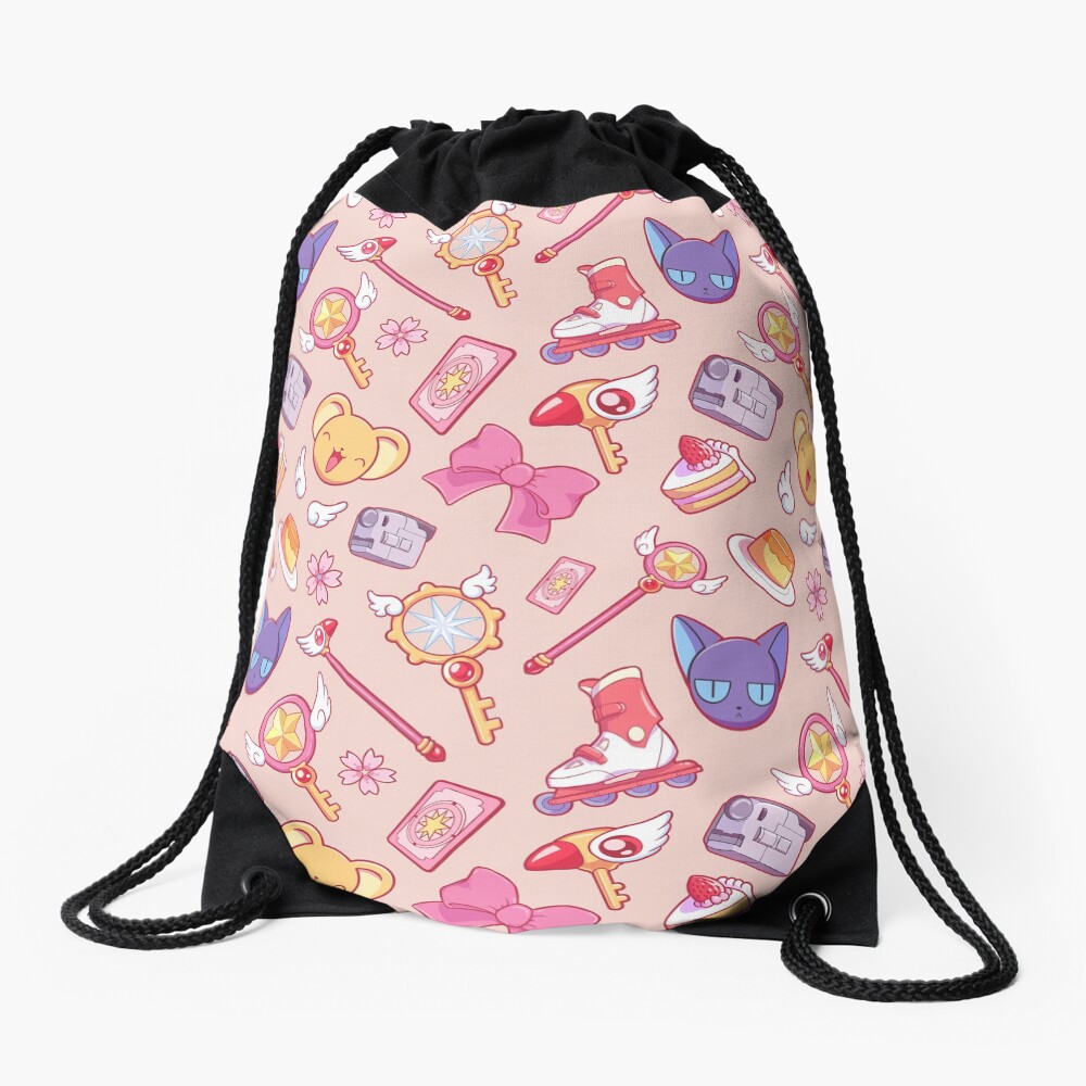 Sakura Card Captor - Peach Drawstring Bag