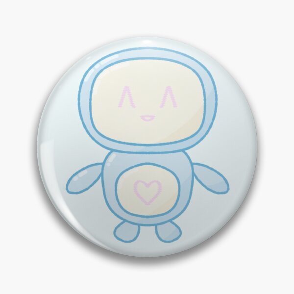 Item preview, Cute Little Blue Robot designed and sold by DoingTheDoodle.