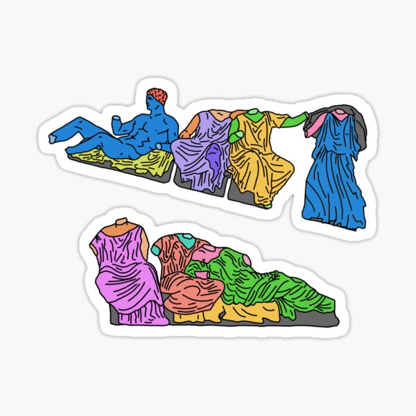 Parthenon East Pediment Group Sticker