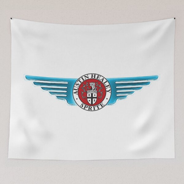 Item preview, Austin Healey Sprite Blue Wings Emblem designed and sold by PureCreations.