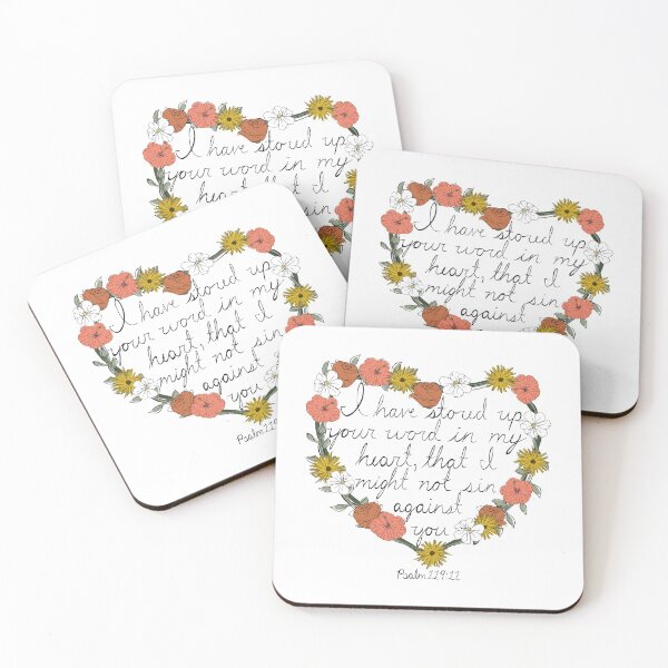 Item preview, Psalm 119:11 hidden Your Word in my heart designed and sold by Mustard-Seeds.