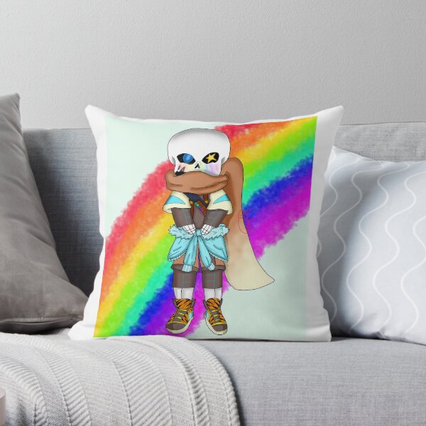 Ink sans body top pillow