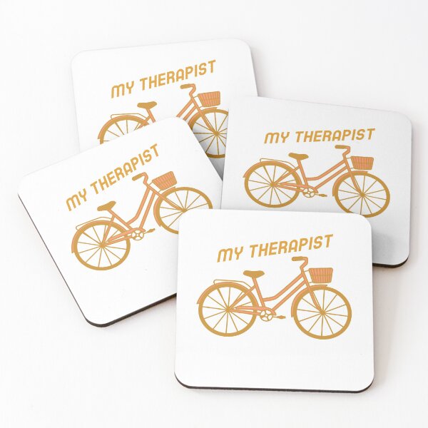 Item preview, My Bike Is My Therapist | Biking Therapy Biker designed and sold by jacks-tees.