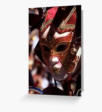Carnival mask Greeting Card