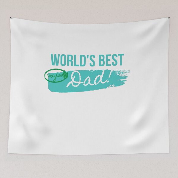 Item preview, World's best Vegan Dad designed and sold by VeganChica.