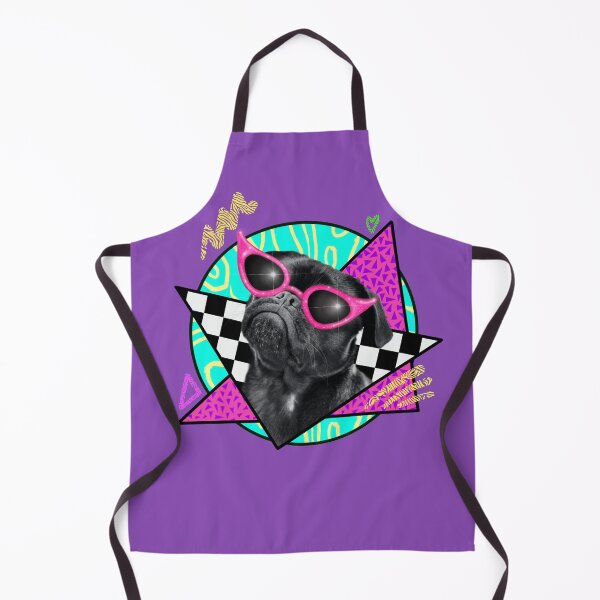 Item preview, Cute Black Pug Wearing Pink Sunglasses designed and sold by theBlueKazoo.